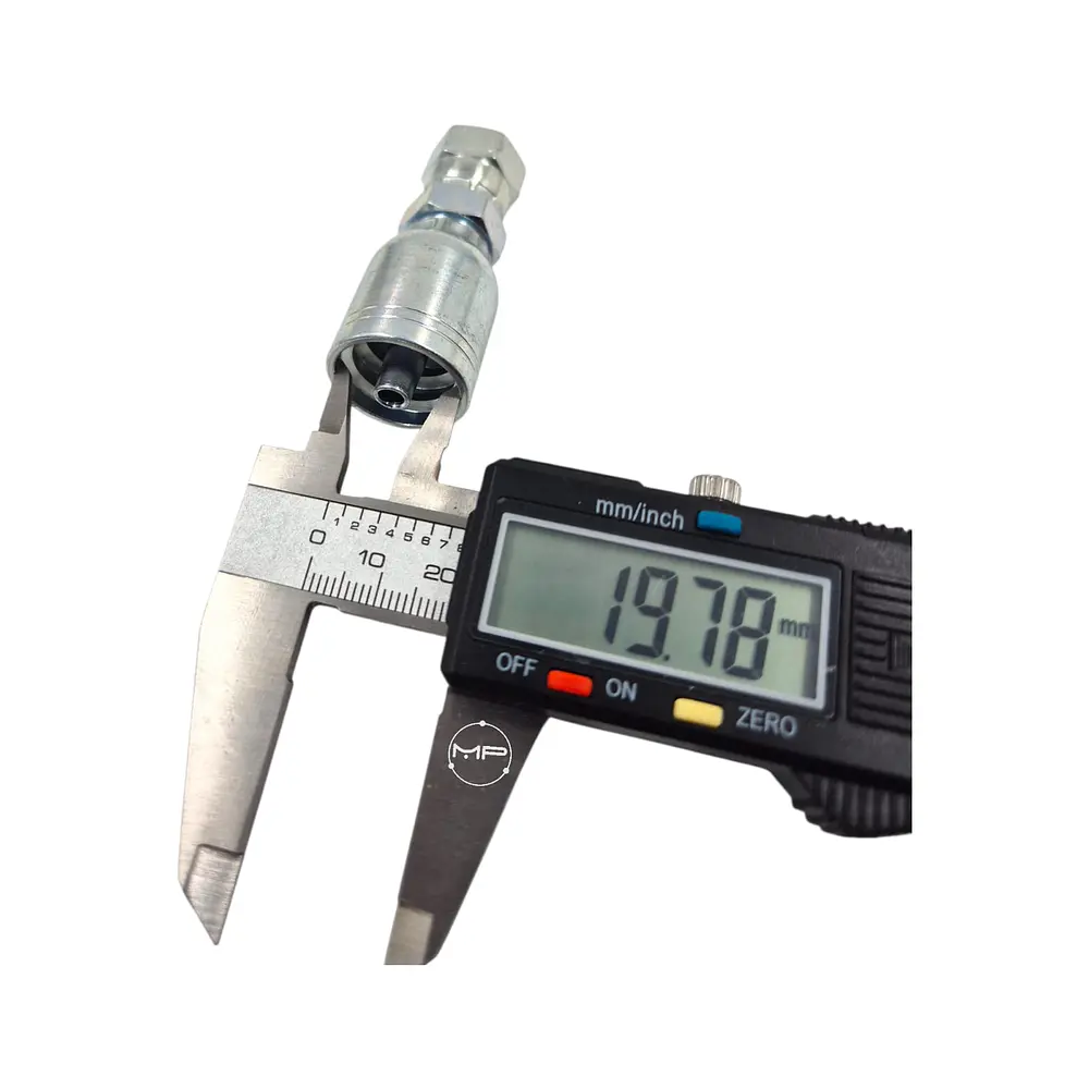 Conector Hidráulico 7/16 x 20 Hembra Jic 74 Grados