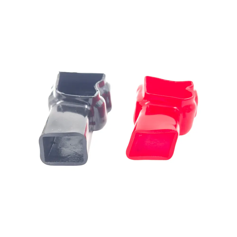 Set de Capuchon Goma Cuadrado para Borne de Bateria 