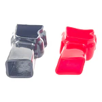 Set de Capuchon Goma Cuadrado para Borne de Bateria 