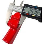 Set de Capuchon Goma Cuadrado para Borne de Bateria 