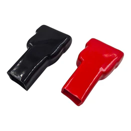 Set de Capuchon Goma Cuadrado para Borne de Bateria 