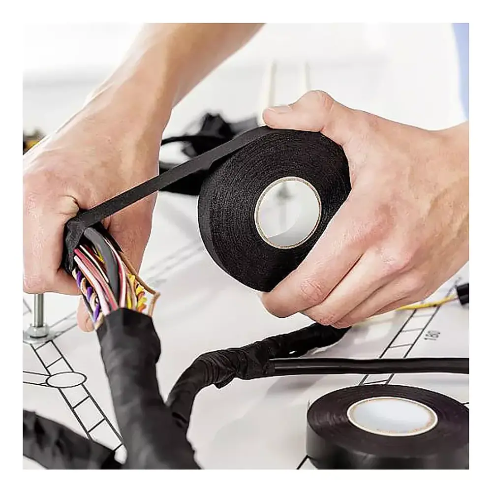 Huincha Cinta Aislante Automotriz De Tela 50 mts x 25 mm