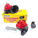 Kit Bocina Caracol Doble Camion 24v con Relay