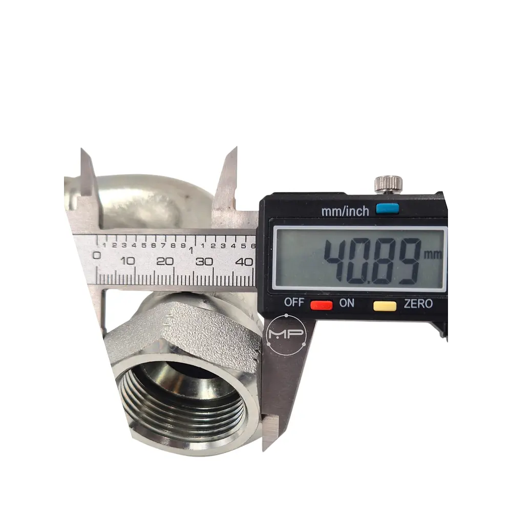 Conector Hidráulico 1.5/16 x 12 Hembra Jic 90 grados