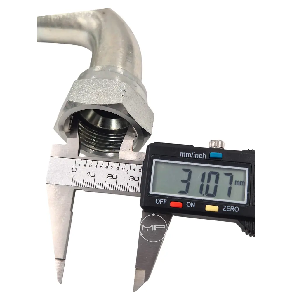 Conector Hidráulico 1.5/16 x 12 Hembra Jic 90 grados