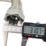 Conector Hidráulico 1.5/16 x 12 Hembra Jic 90 grados