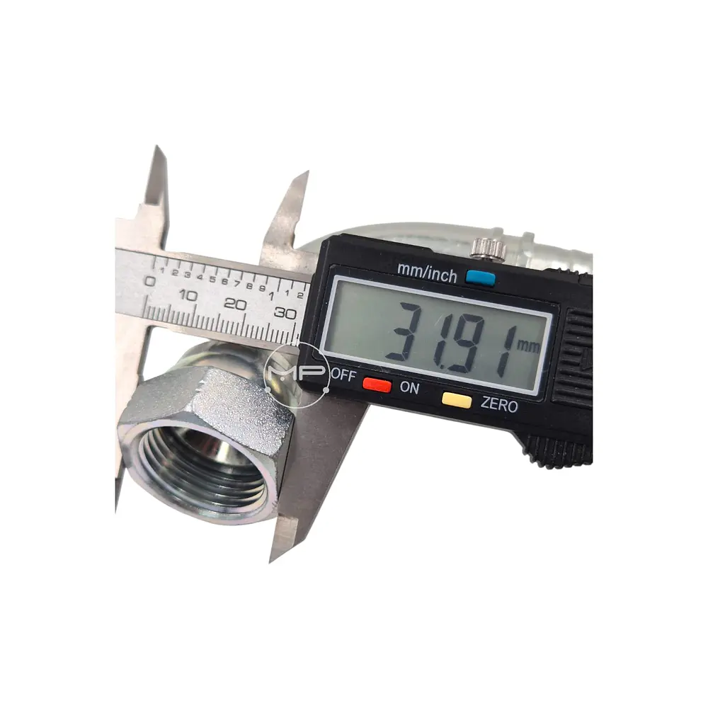 Conector Hidráulico 1.1/16 x 12 Hembra Jic 90 grados