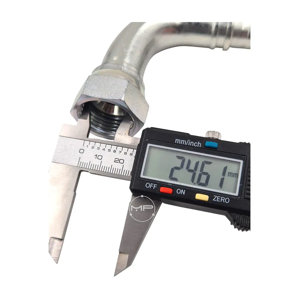 Conector Hidráulico 1.1/16 x 12 Hembra Jic 90 grados