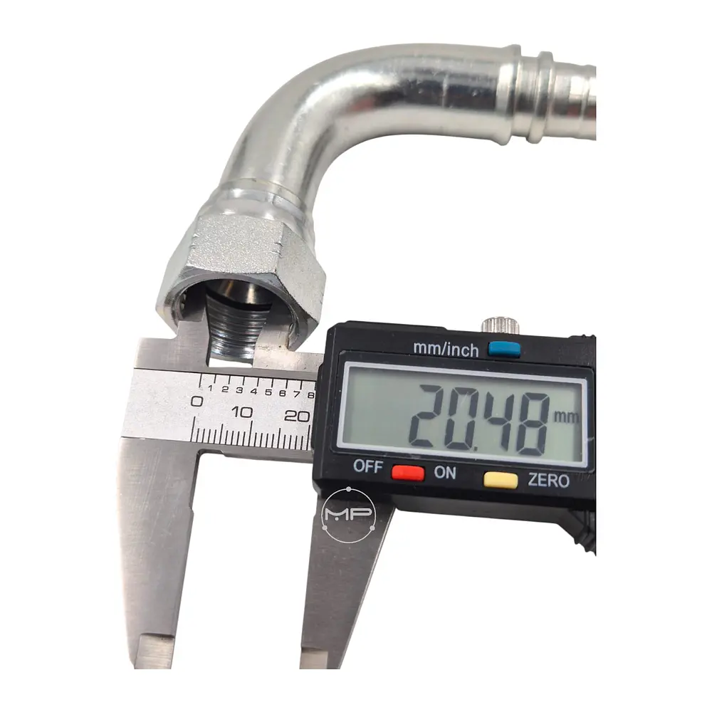 Conector Hidráulico 7/8 x 14 Hembra Jic 90 grados