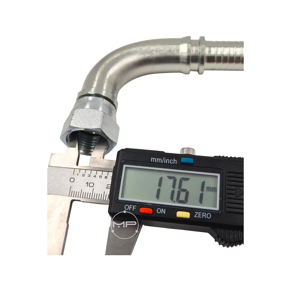 Conector Hidráulico 3/4 x 16 Hembra Jic 90 grados