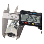 Conector Hidráulico 3/4 X 16 Corto Hembra Jic 90 Grados