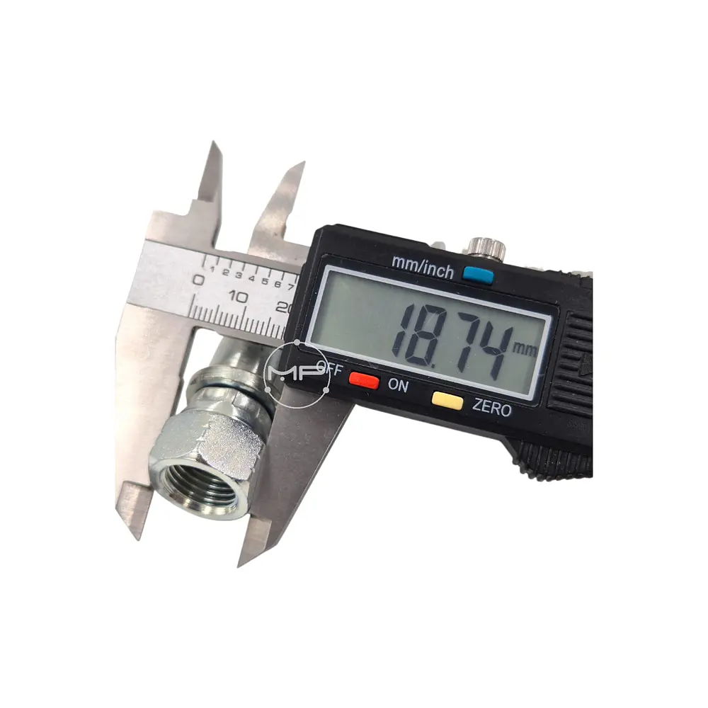 Conector Hidráulico 9/16 x 18 Hembra Jic 90 grados