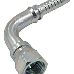 Conector Hidráulico 9/16 x 18 corto Hembra Jic 90 grados