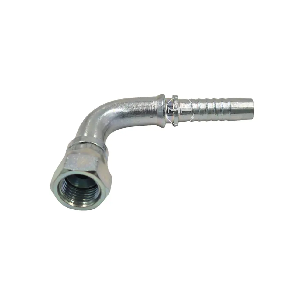 Conector Hidráulico 9/16 x 18 corto Hembra Jic 90 grados