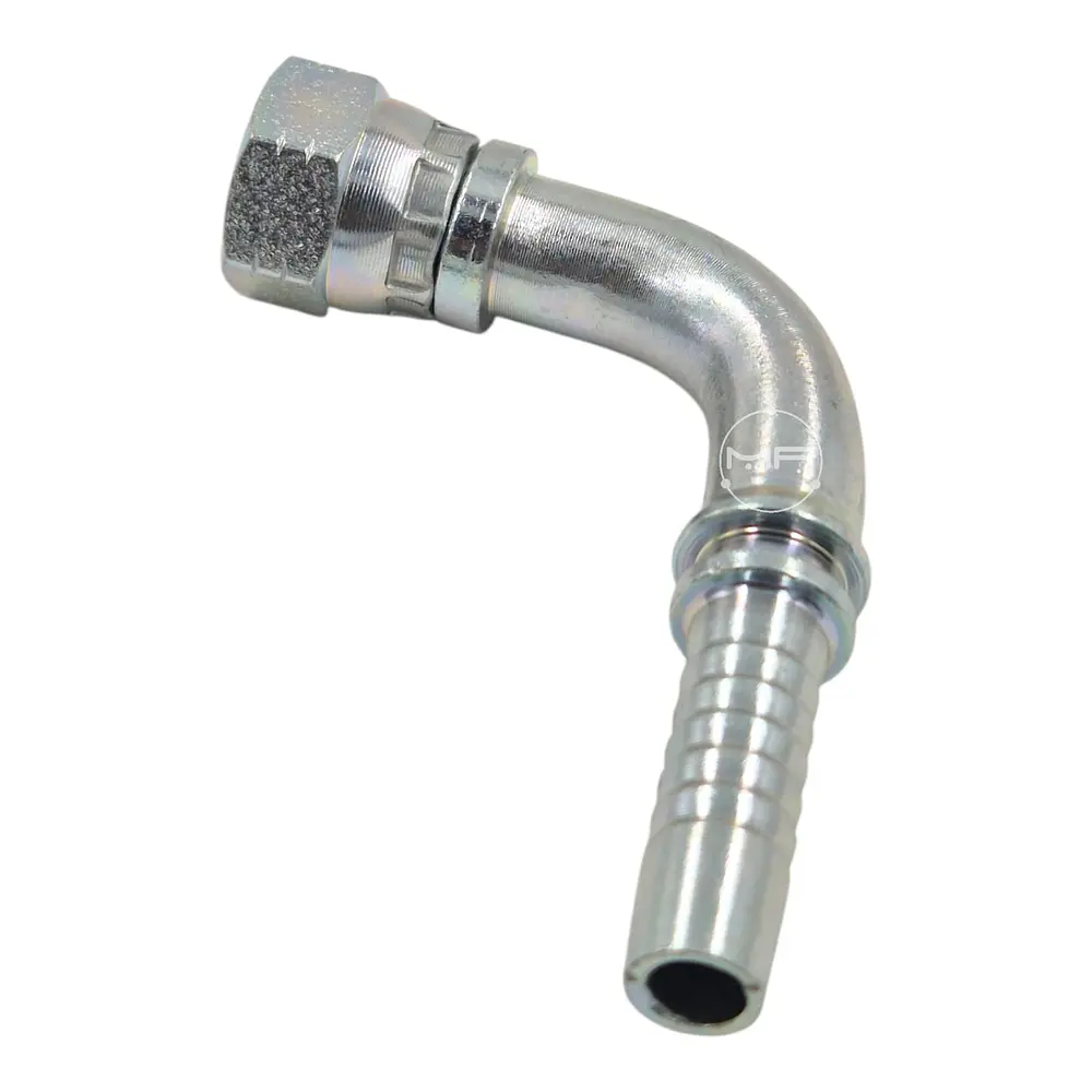 Conector Hidráulico 9/16 x 18 corto Hembra Jic 90 grados