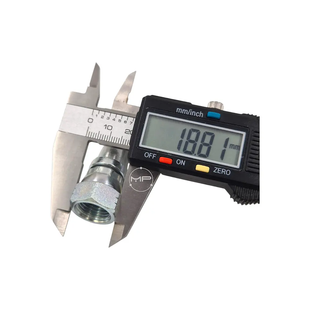 Conector Hidráulico 9/16 x 18 corto Hembra Jic 90 grados