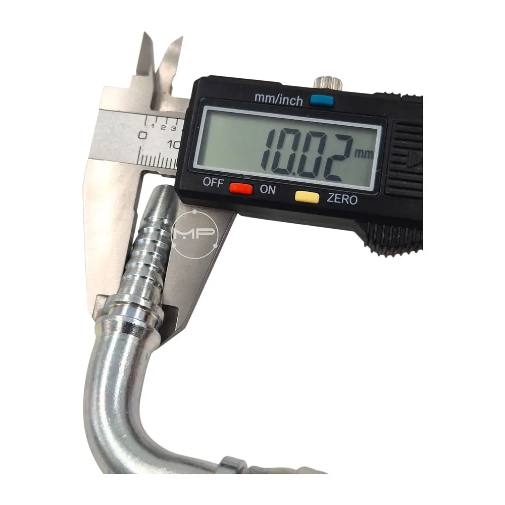 Conector Hidráulico 9/16 x 18 corto Hembra Jic 90 grados