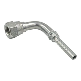 Conector Hidráulico 7/16 x 20 Corto Hembra Jic 90 grados