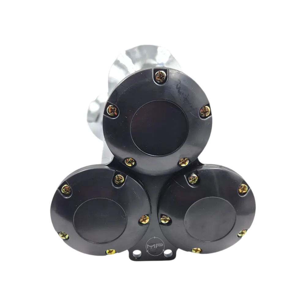 Bocina De Aire Triple Trompeta 12/24v Para Auto Camión