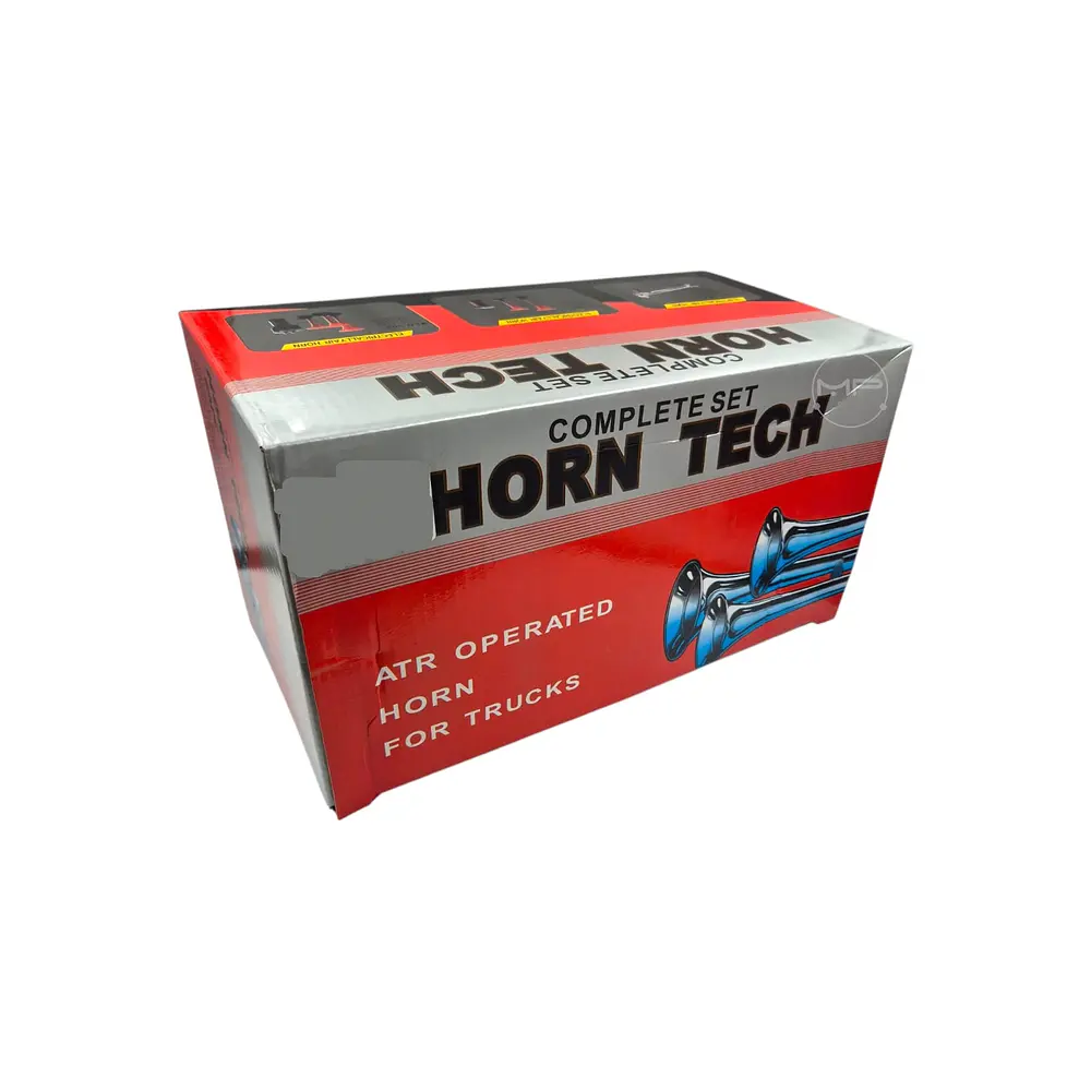 Bocina De Aire Triple Trompeta 12/24v Para Auto Camión