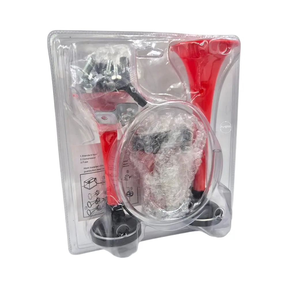 Bocina De Aire Doble Trompeta 12 Voltios Para Auto Camión