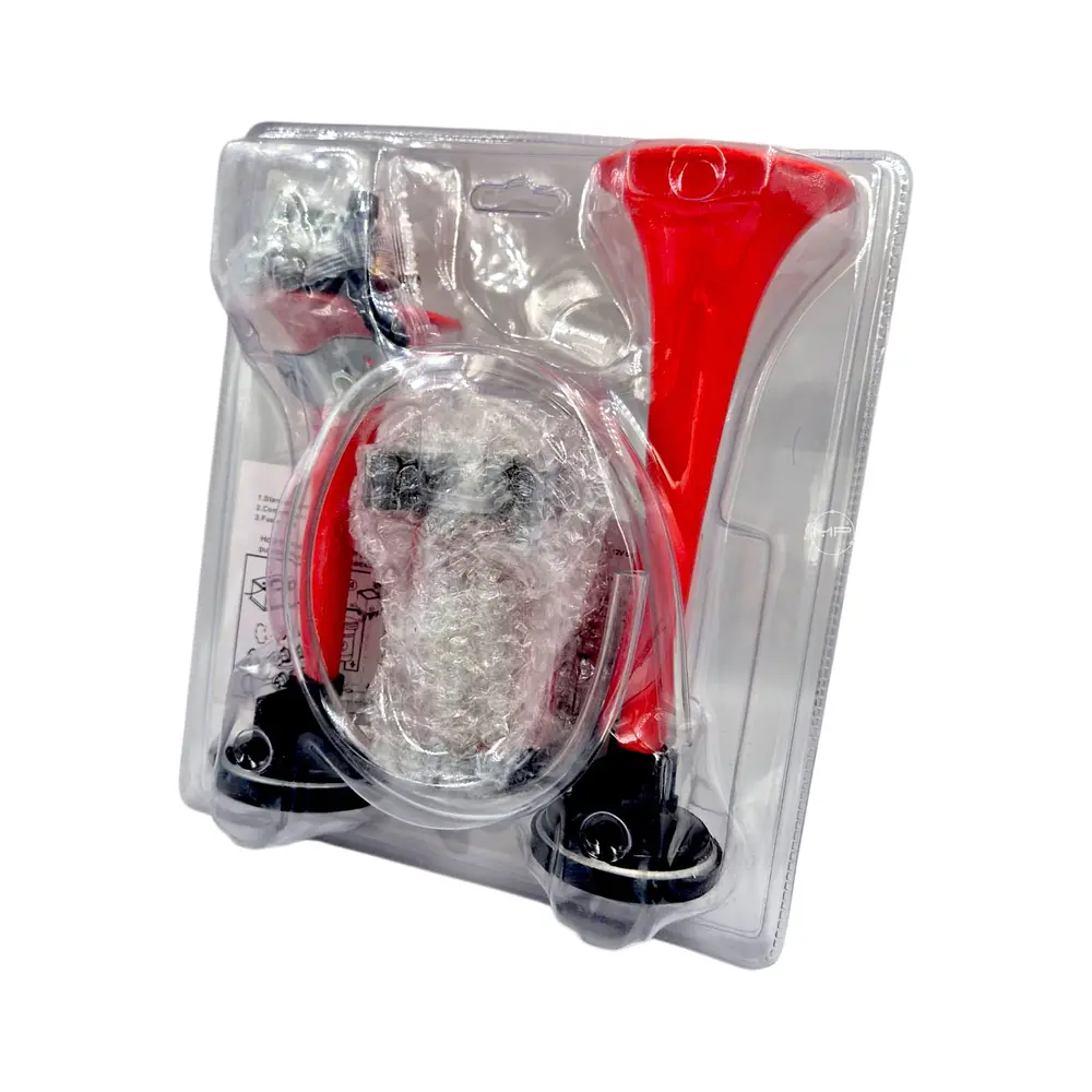 Bocina De Aire Doble Trompeta 12 Voltios Para Auto Camión