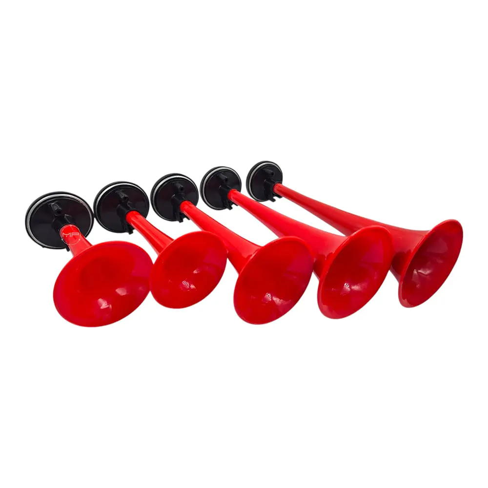 Bocina De Aire 5 Trompetas 12 Voltios Para Auto Camión