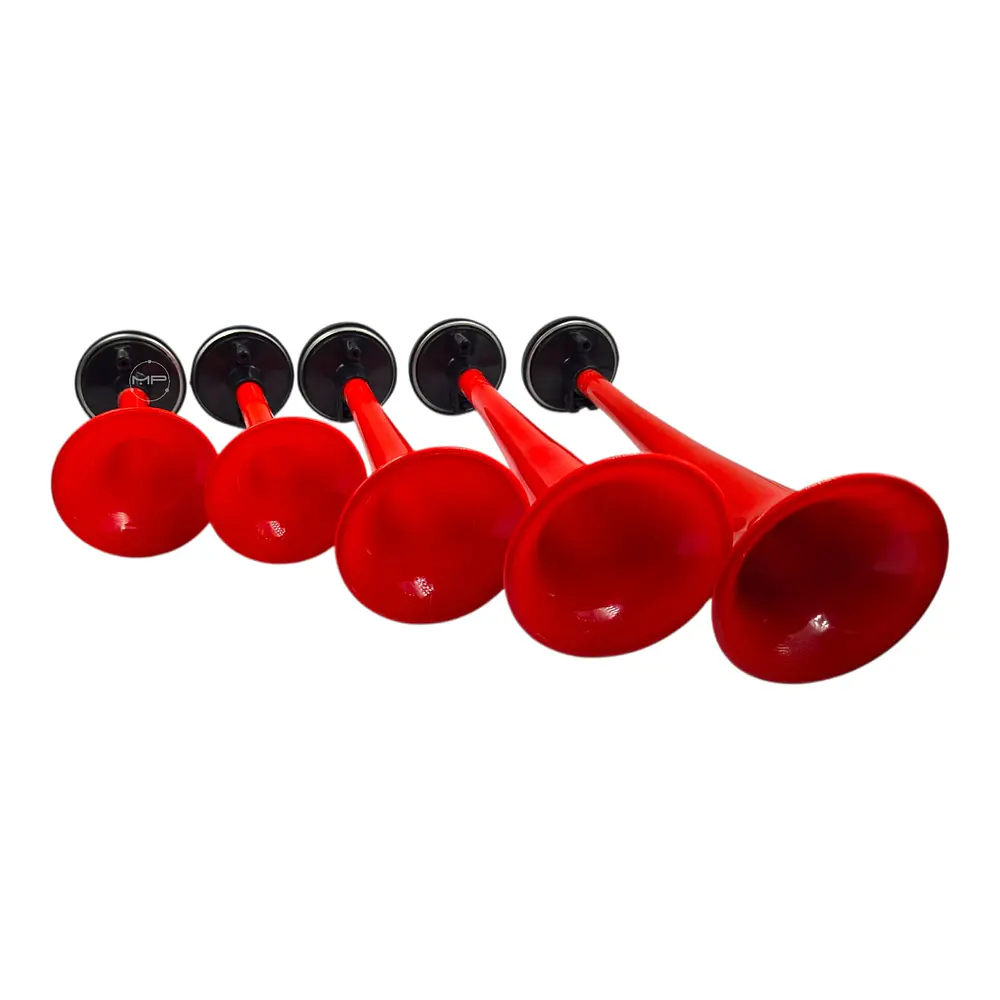 Bocina De Aire 5 Trompetas 12 Voltios Para Auto Camión