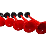 Bocina De Aire 5 Trompetas 12 Voltios Para Auto Camión