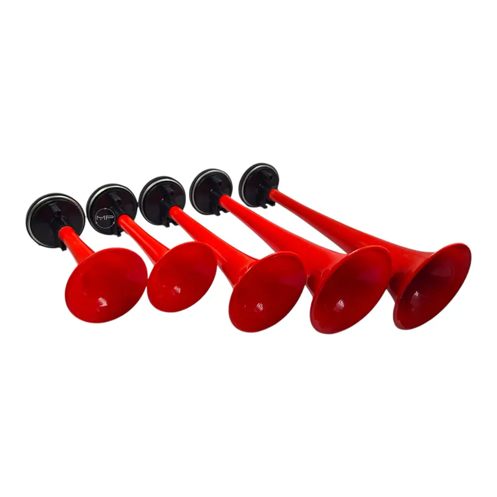 Bocina De Aire 5 Trompetas 12 Voltios Para Auto Camión