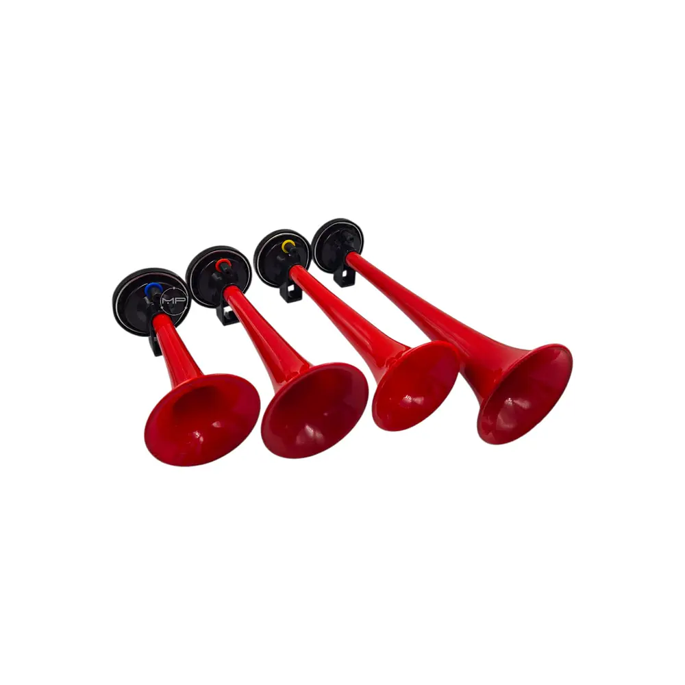 Bocina De Aire 4 Trompetas 12 Voltios Para Auto Camión