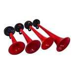 Bocina De Aire 4 Trompetas 12 Voltios Para Auto Camión