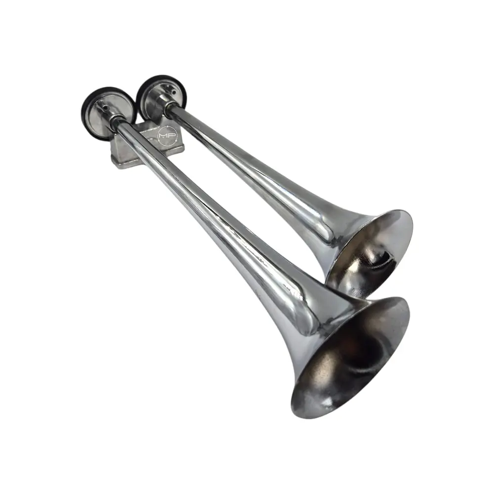 Bocina De Aire 2 Trompetas 12 Voltios Para Auto Camión