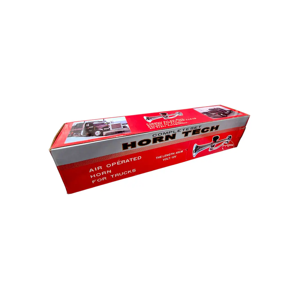 Bocina De Aire 1 Trompeta 12 Voltios Para Auto Camión