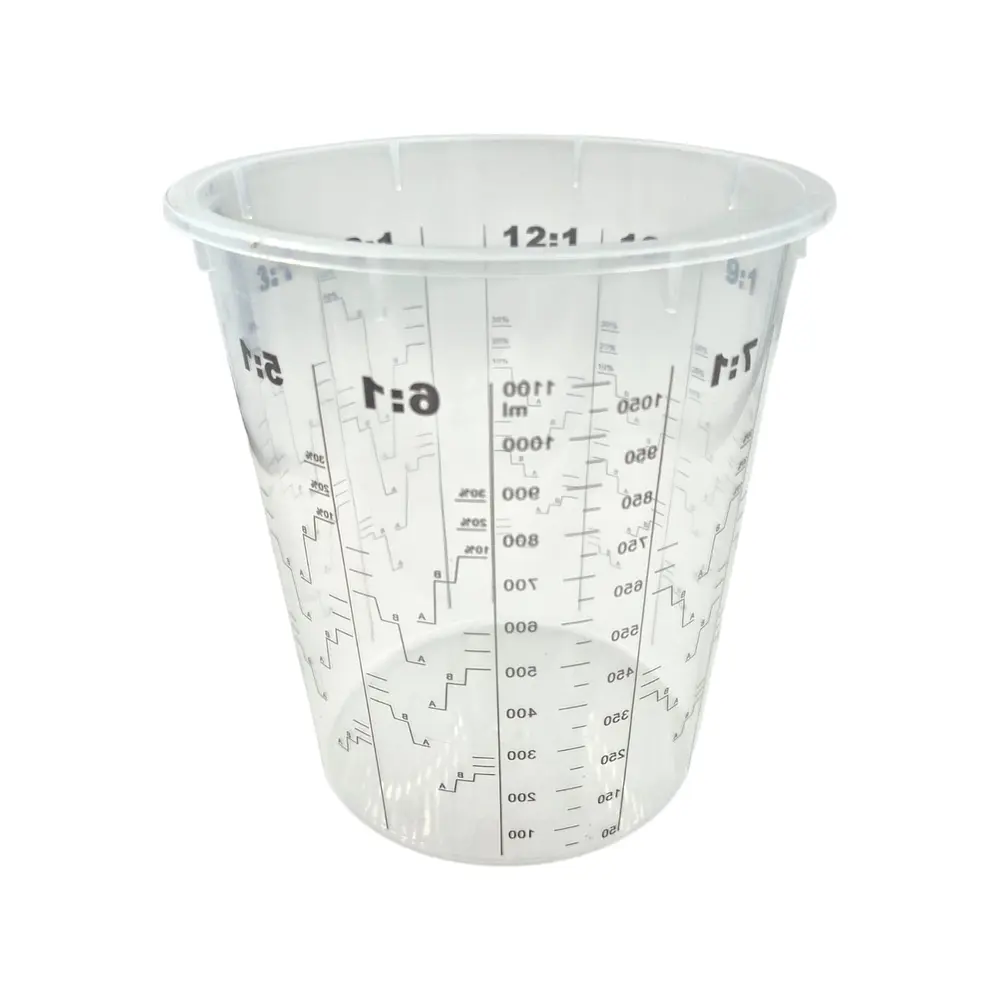 Kit 5 Vasos Mezclador de Pintura 1100 Ml