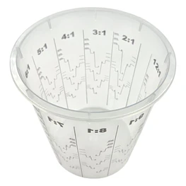 Kit 5 Vasos Mezclador de Pintura 1100 Ml