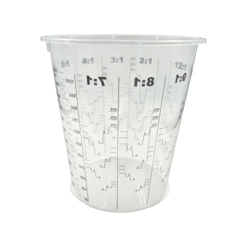 Kit 5 Vasos Mezclador de Pintura 1100 Ml