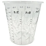 Kit 5 Vasos Mezclador de Pintura 1100 Ml