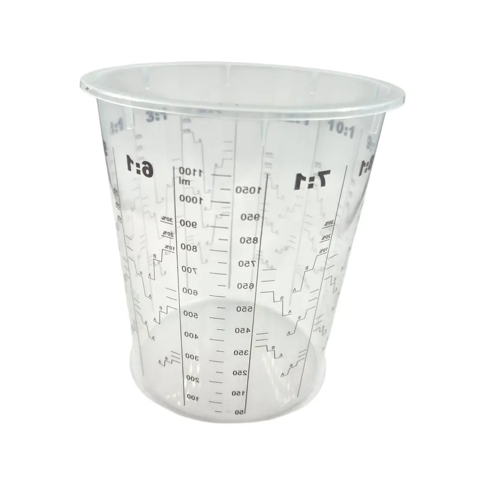 Kit 5 Vasos Mezclador de Pintura 1100 Ml