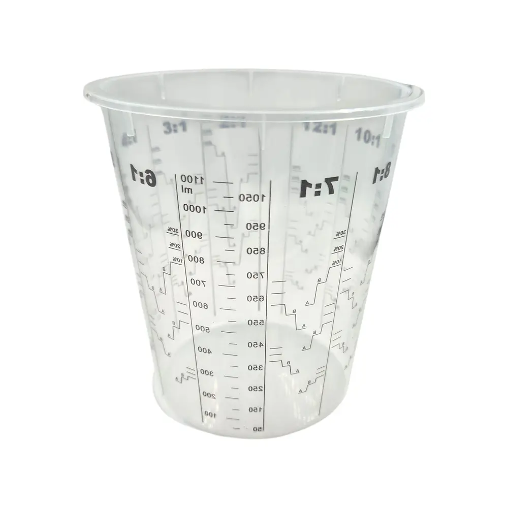 Kit 5 Vasos Mezclador de Pintura 1100 Ml
