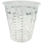 Kit 5 Vasos Mezclador de Pintura 1100 Ml