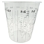 Kit 5 Vasos Mezclador de Pintura 1100 Ml