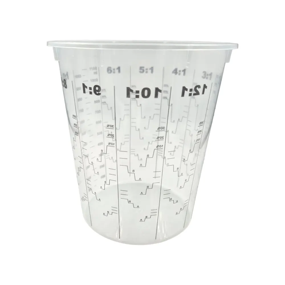 Kit 5 Vasos Mezclador de Pintura 1100 Ml