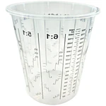 Kit 5 Vasos Mezclador de Pintura 1900 Ml