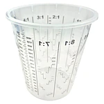 Kit 5 Vasos Mezclador de Pintura 1900 Ml