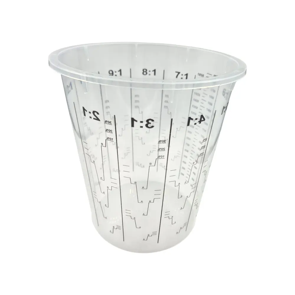 Kit 5 Vasos Mezclador de Pintura 1900 Ml