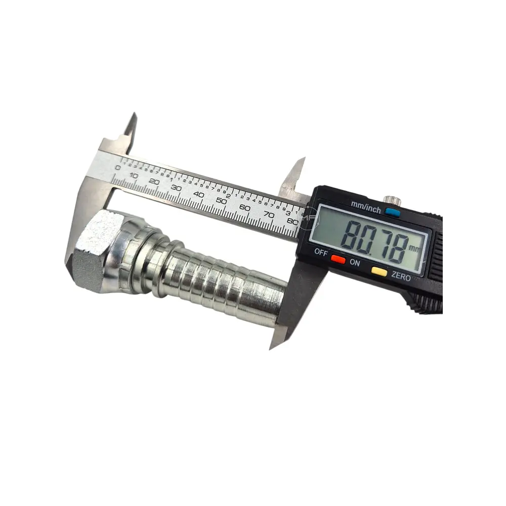 Conector Hidraulico 1.1/16 x 12 corto Hembra Jic 74