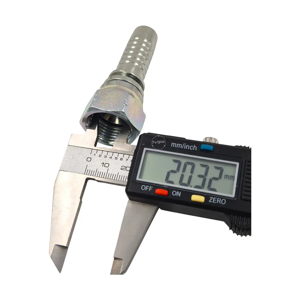 Conector Hidraulico 7/8 x 14 corto Hembra Jic 74