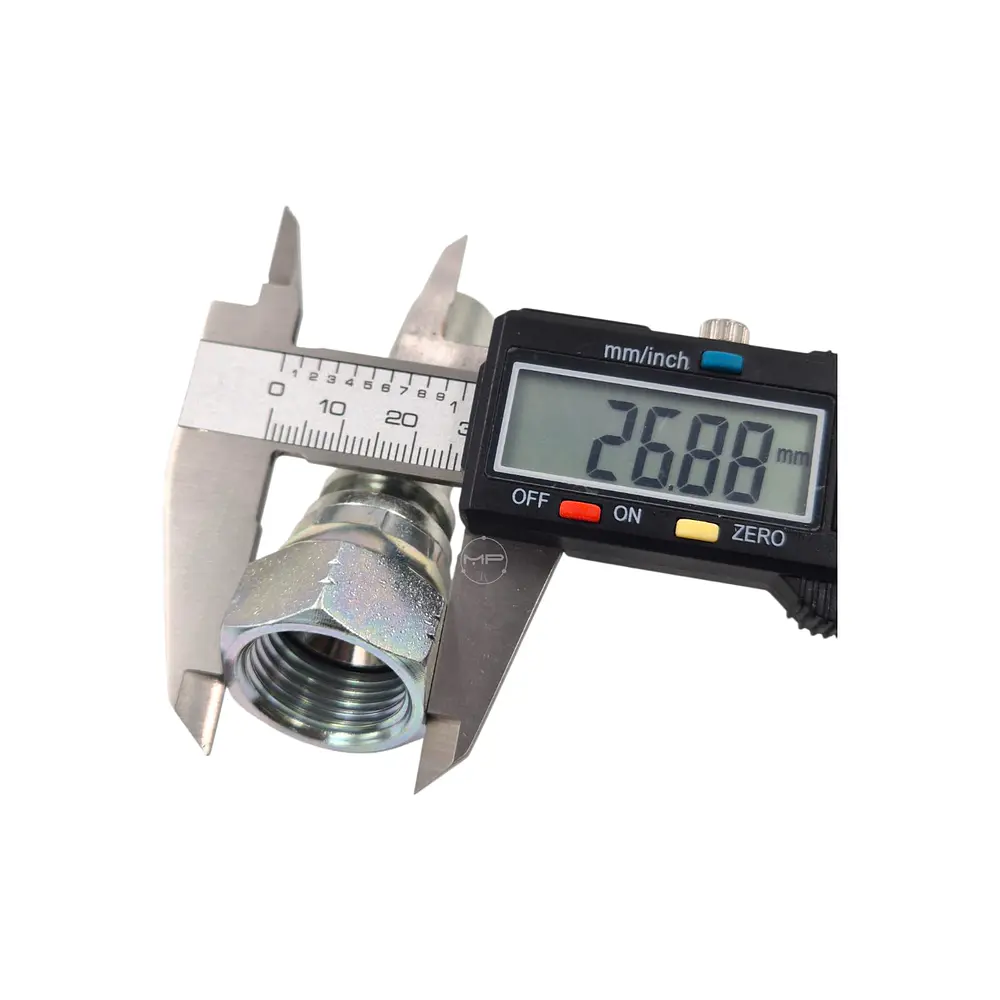 Conector Hidraulico 7/8 x 14 corto Hembra Jic 74