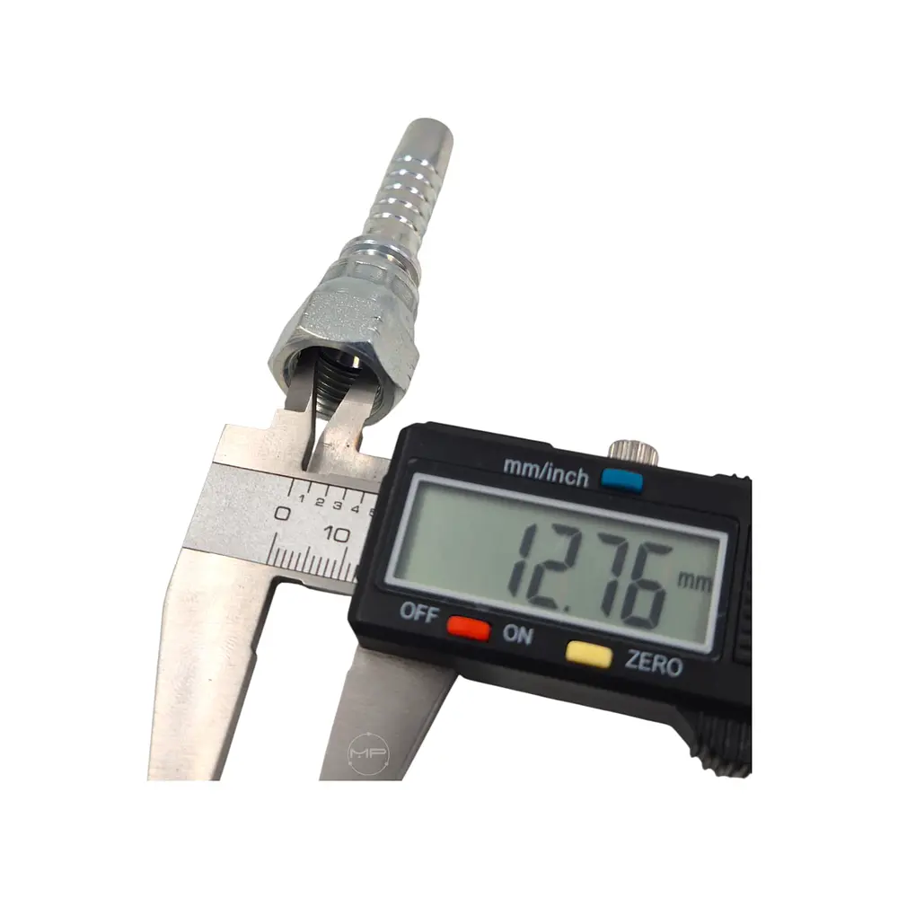 Conector Hidraulico 9/16 x 18 Corto Hembra Jic 74
